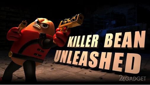 Killer Bean Unleashed 3.14 Стрелялка по мотивам одноименного мультфильма