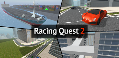 Racing Quest 2 1.00 . Исследуйте город или запутанный порт в поиске предметов