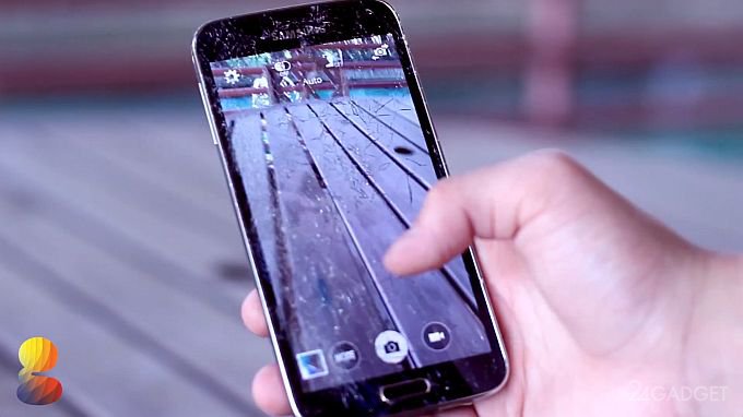 Экстремальный краш-тест Samsung Galaxy S5 (видео)