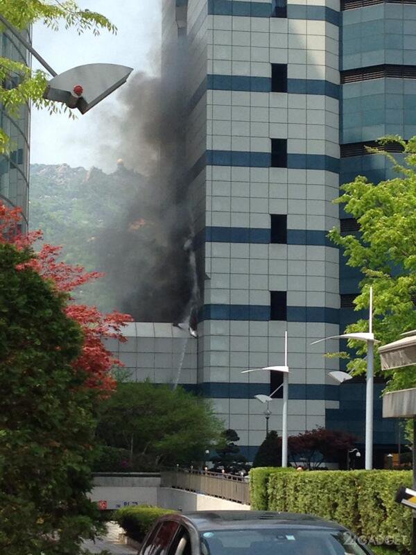 Пожар в дата-центре Samsung (4 фото + видео)