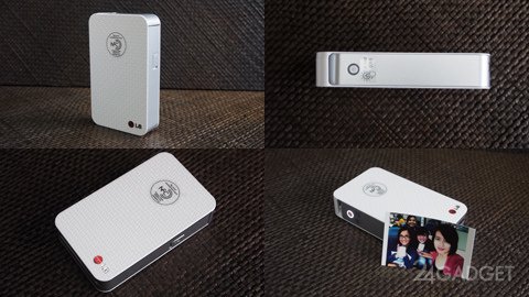 Обзор недорогого карманного фотопринтера LG Pocket Photo PD233