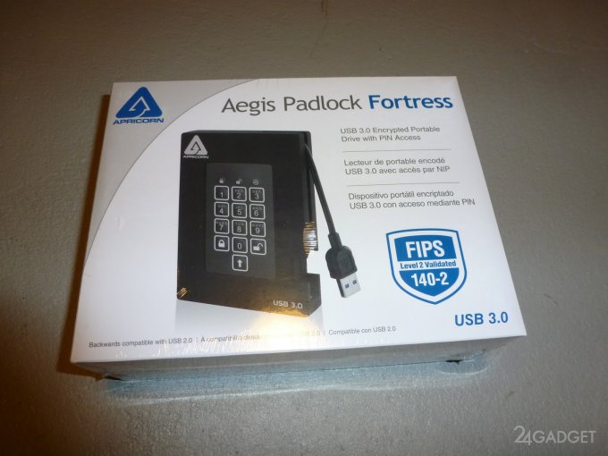 Aegis Padlock SSD - внешний накопитель повышенной секретности