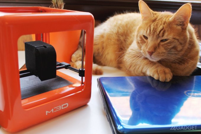 Миниатюрный и доступный 3D-принтер "взорвал" Кикстартер (7 фото + 2 видео)