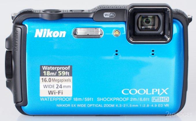 Обзор водонепроницаемой цифровой мыльницы Nikon Coolpix AW120