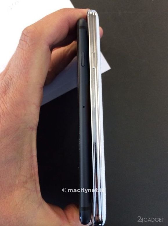 Невышедший iPhone 6 сравнили с iPhone 5S и Galaxy S5 (6 фото + видео)