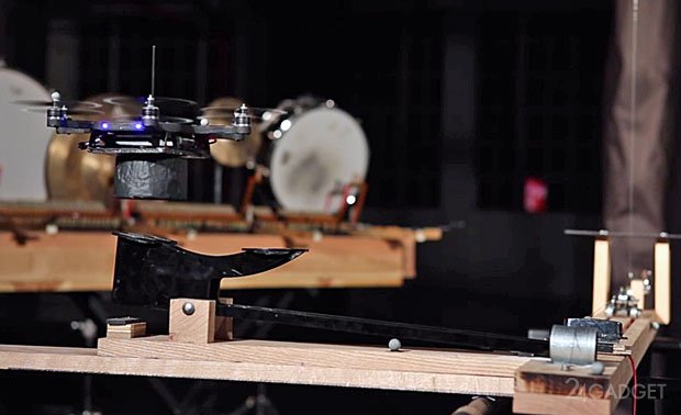 KMel Hexrotors - оркестр летающих роботов (видео)