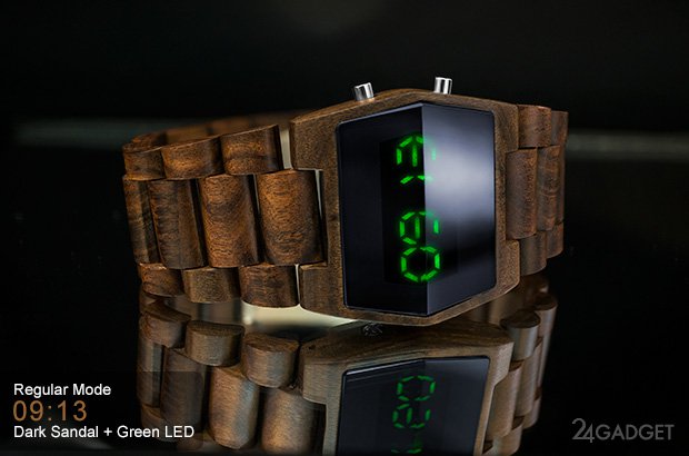 Новые деревянные часы от Tokyoflash (3 фото + видео)