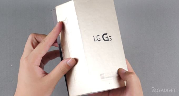 Распаковка LG G3 (2 видео)
