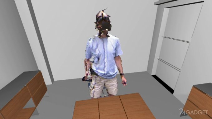 Самодельная виртуальная реальность на базе Kinect и Oculus Rift (видео)