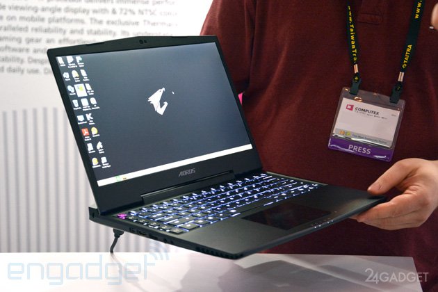Мощные и лёгкие игровые ноутбуки от Gigabyte (5 фото)