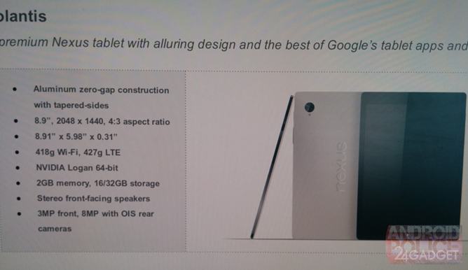 HTC разрабатывает новый планшет линейки Nexus (2 фото)