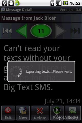 Big Text SMS 3.5 Крупный шрифт в SMS