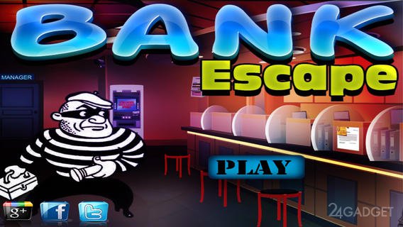 Escape Bank 1.0.0 Ты ограбил банк и теперь тебе нужно сбежать