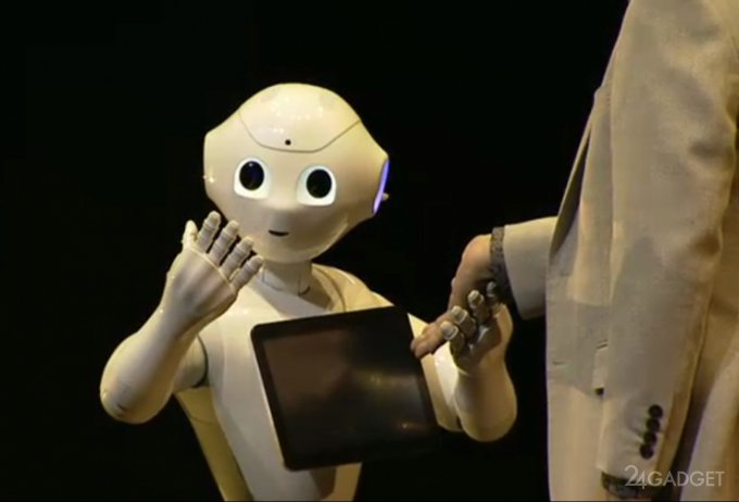 Эмоциональный робот-гуманоид (видео)