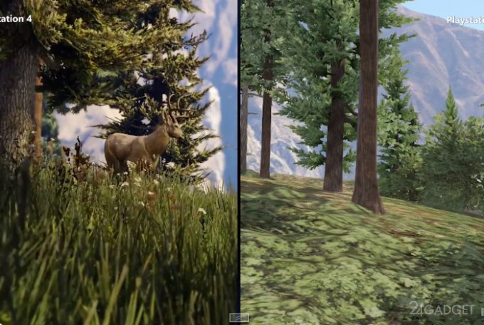 Сравнение графики GTA 5 на PS4 и PS3 (видео)
