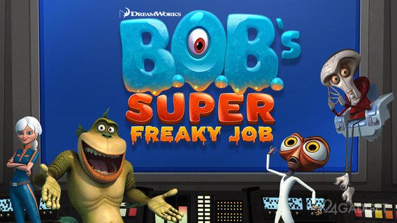 B.O.B.'s Super Freaky Job 1.2 Управляем миром вокруг забавного скользкого существа