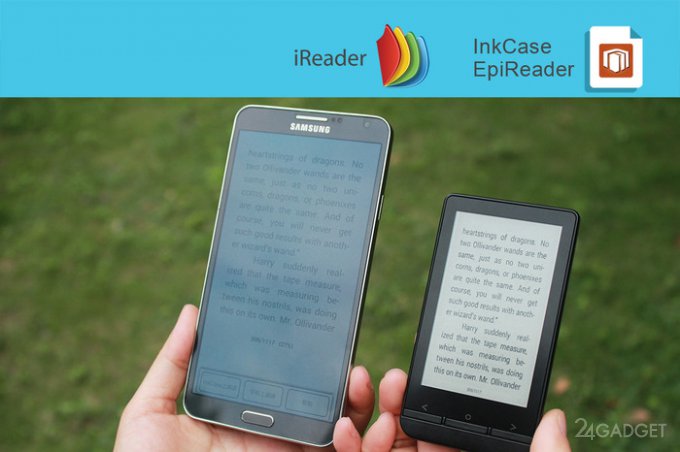 Чехол с E-Ink дисплеем для Galaxy S5 (4 фото + видео)