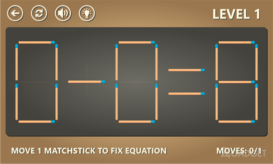 Matches Puzzles 1.0.0.0 Классическая головоломка со спичками