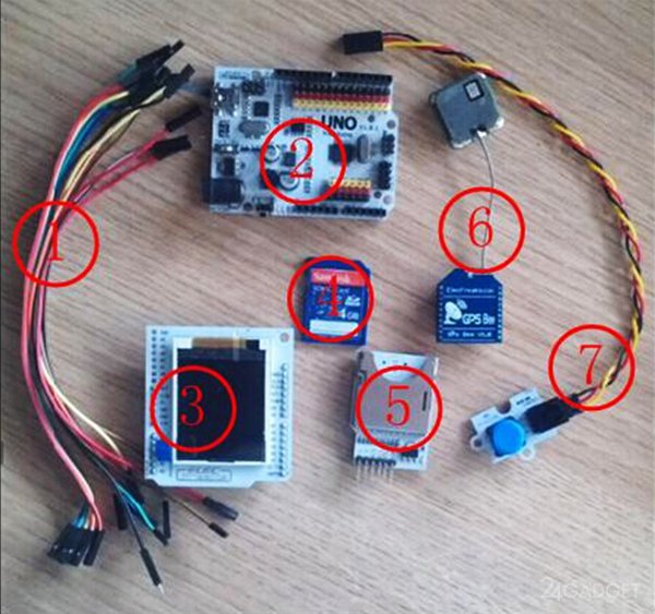 Самодельный GPS-навигатор на базе Arduino (3 фото)