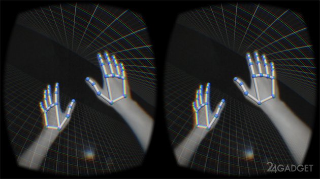 Leap Motion тестируют с Oculus Rift (2 фото + видео)