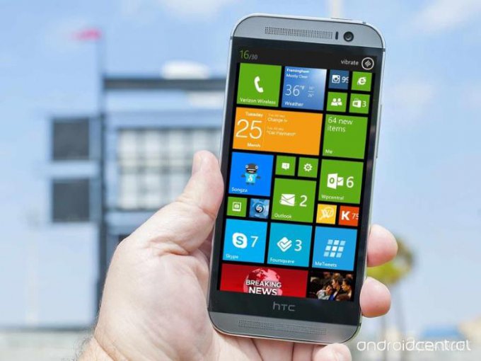 Озвучены характеристики HTC One M8 на базе Windows (2 фото)