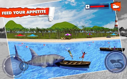 Angry Shark Simulator 1.3 Симулятор акулы для вашего смартфона