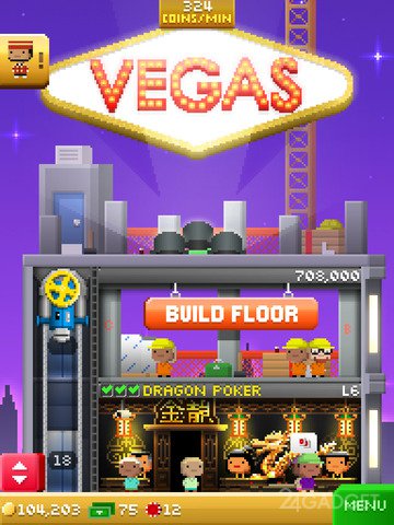 Tiny Tower Vegas 1.0.1 Экономическая стратегия