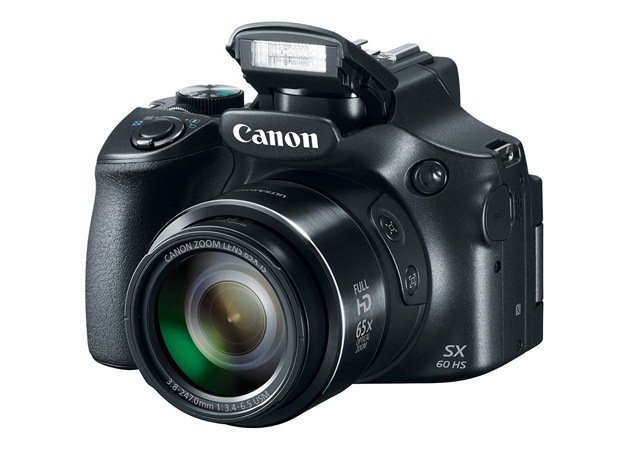Canon PowerShot SX60 HS - мыльница с 65-кратным оптическим зумом (фото)