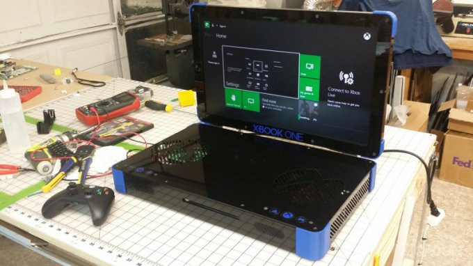 Моддинг Xbox One в форме ноутбука (10 фото + видео)