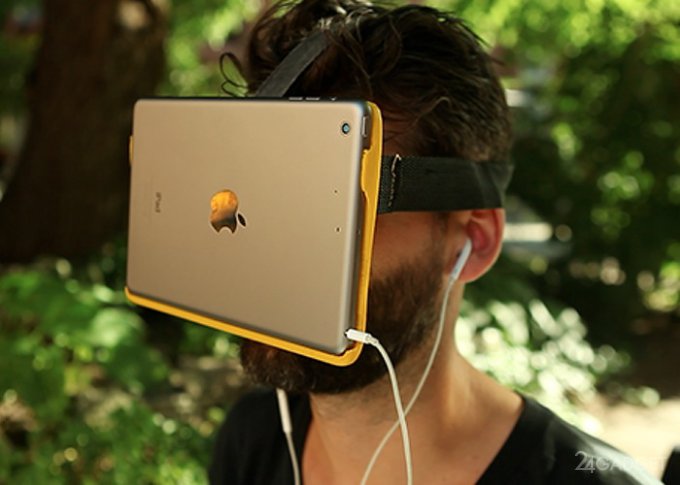 Шлем виртуальной реальности для устройств Apple (2 фото + видео)