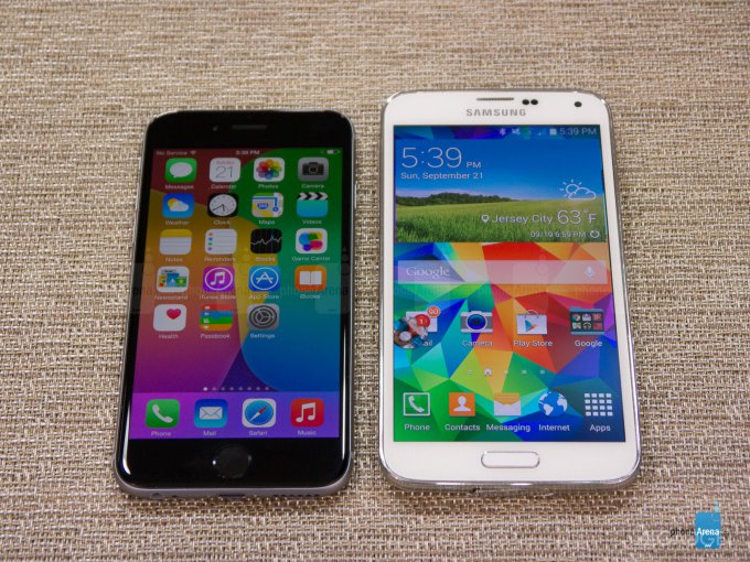 iPhone 6 против Galaxy S5: тест скорости (видео)
