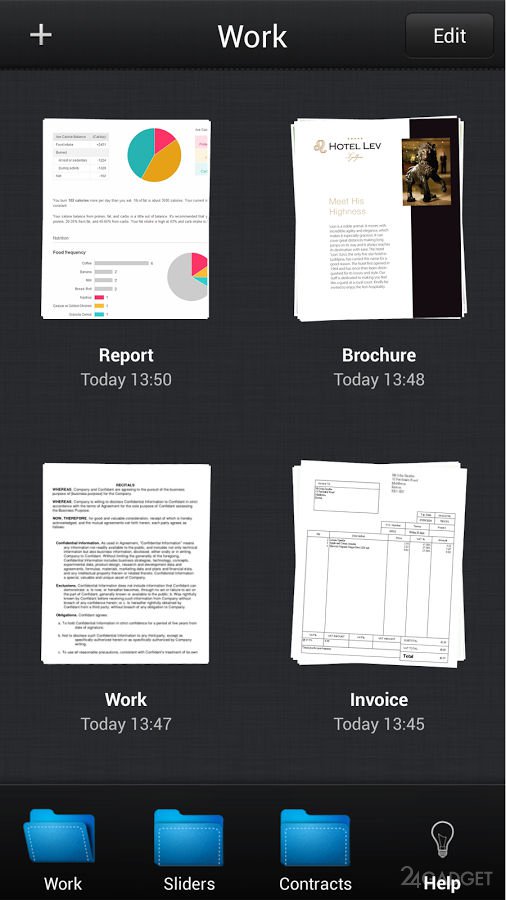 My Scans, PDF Document Scanner 1.4.1 Scanner and Organizer of Documents