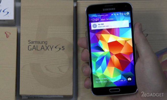 Демонстрация Android L для Samsung Galaxy S5 (видео)