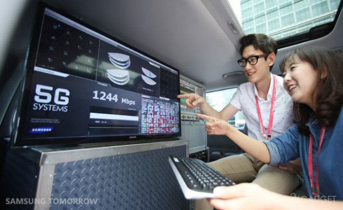 Samsung ставит рекорды по скорости передачи данных в сетях 5G (видео)