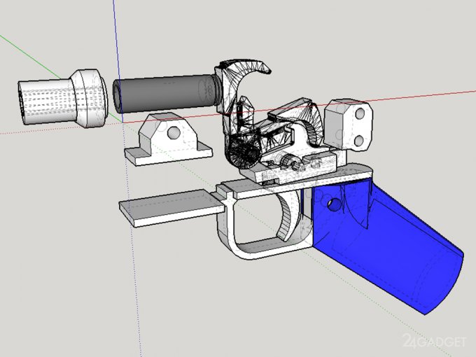 Самый прочный пистолет, напечатанный на 3D-принтере (5 фото + видео)