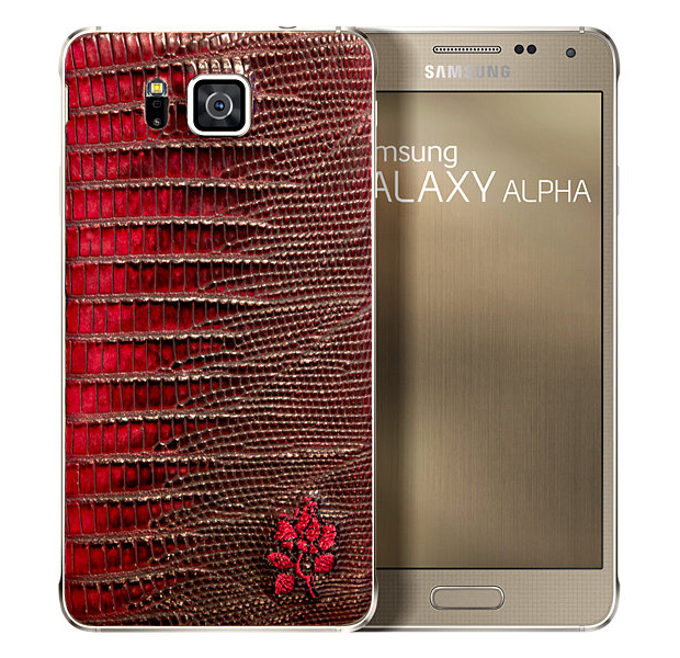 Кожаный Samsung Galaxy Alpha (5 фото + видео)