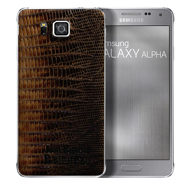 Кожаный Samsung Galaxy Alpha (5 фото + видео)