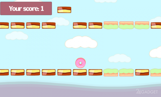 Donut bounce 1.0 Пончиковая аркада