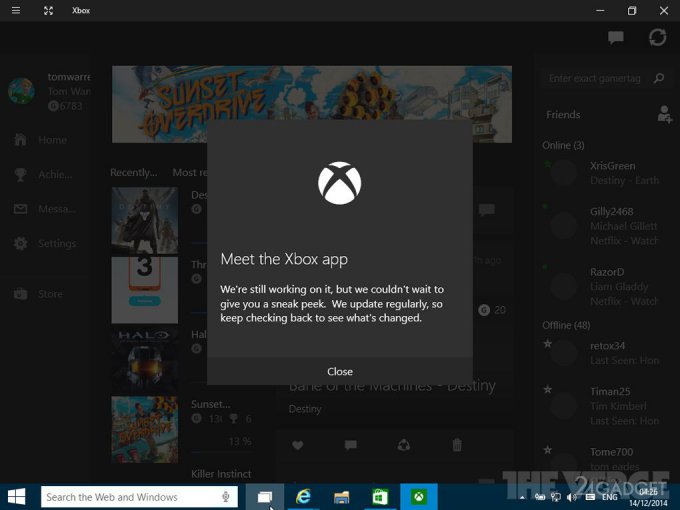 Windows 10 объединит Cortana и Xbox (10 фото)