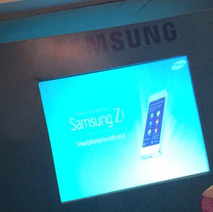 Samsung announced the Z1 smartphone based on Tizen OS (3 photos)