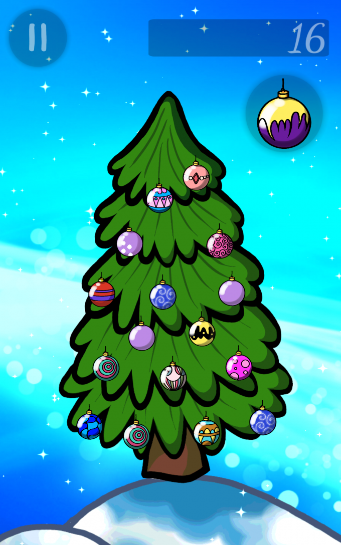 Christmas Tree: Defy Gravity!0.3 Dress the tree, observe the balance!