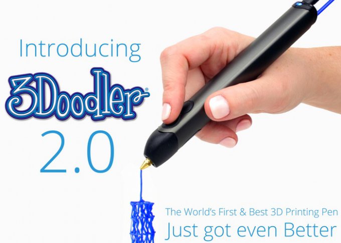 3D-ручка 3Doodler стала меньше и удобнее (2 фото + видео)