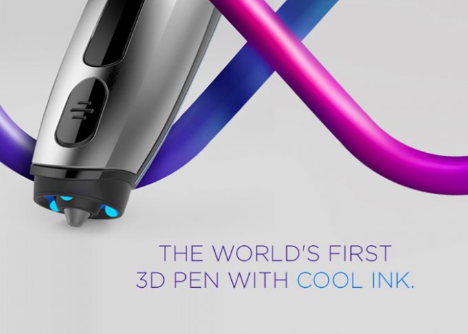 3D-ручка с технологией холодной печати (видео)