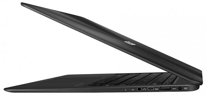 Aluminum ultrabook ASUS ZenBook UX305 12 mm thick (4 photos)
