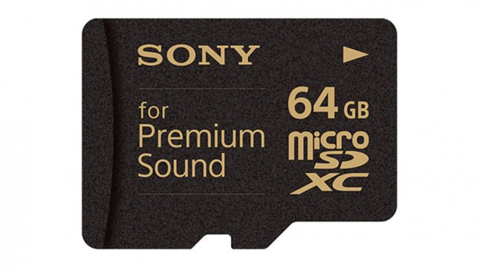 Sony обещает чистое звучание музыки с картой памяти Sony SR-64HXA (2 фото)