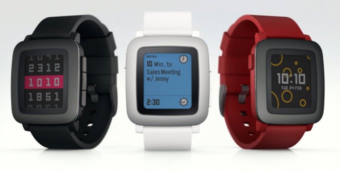Pebble представила цветные смарт-часы Time (3 фото)