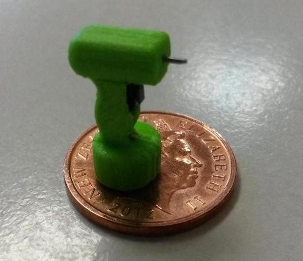 Самая маленькая дрель в мире создана 3D-принтером (4 фото + видео)