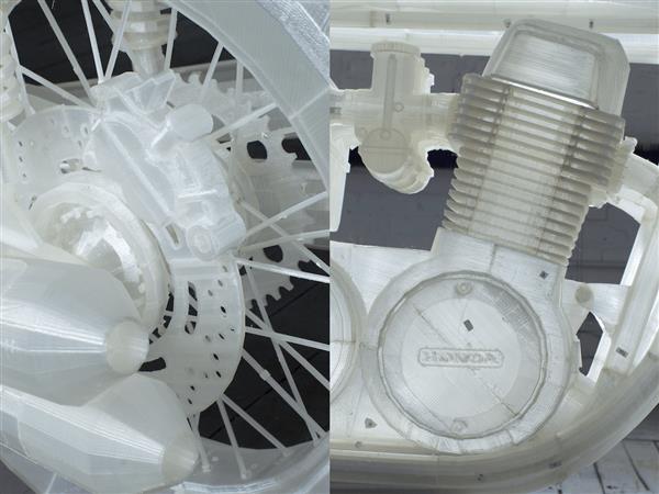 Мотоцикл Honda создан с помощью 3D-печати (5 фото + видео)