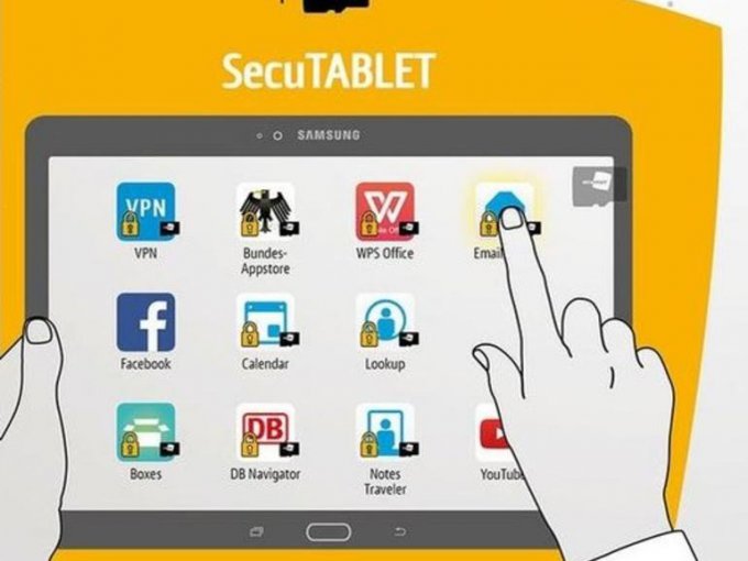 BlackBerry SecuTablet - планшет с высокой степенью защиты (3 фото)