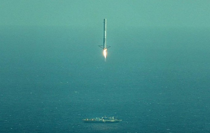 Очередная неудача с ракетой Falcon 9 (видео)